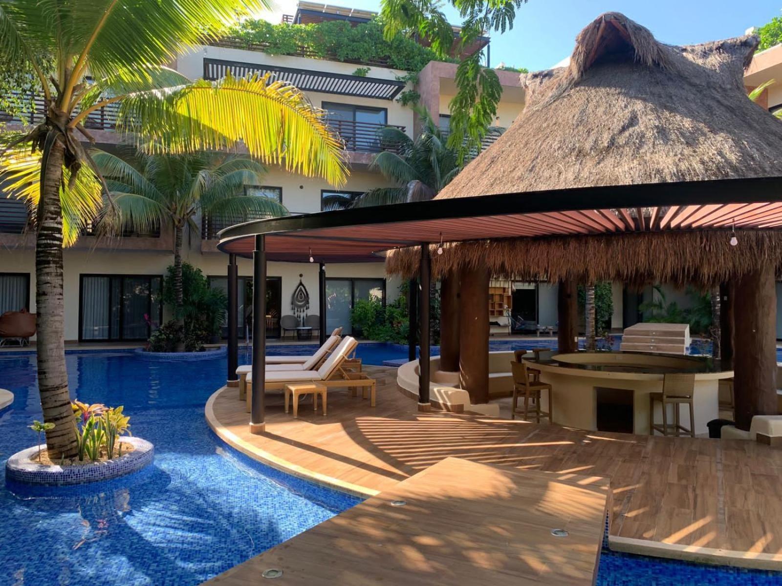 Casa De Lujo Ka'An Maya Acceso Swimup A La Piscina Tulum Kültér fotó
